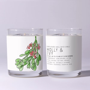 Just Bee Winter Glass Candle
